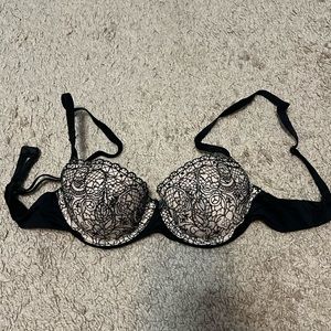 Blackheart Skull Lace Bra